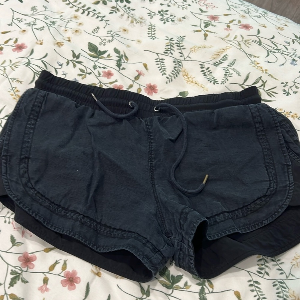 Athleta Cabo Linen Shorts